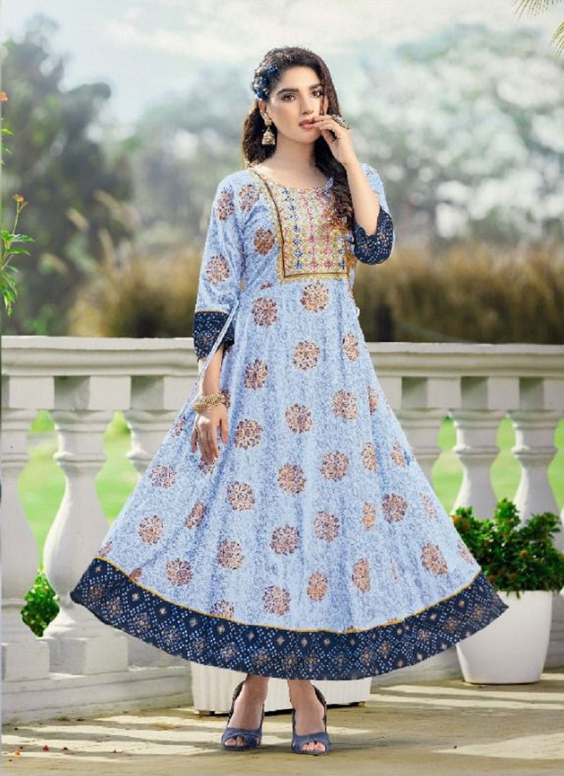 New Manika Printed Designer Kurtis Catalog
